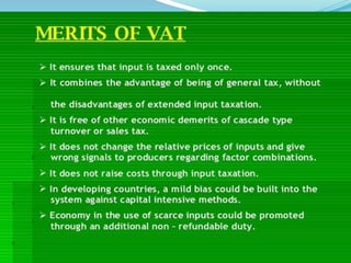 Presentation on  value added tax