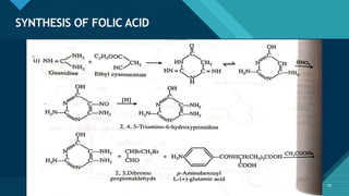 Click to edit Master title style
78
SYNTHESIS OF FOLIC ACID
78
 