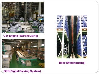 Car Engine (Warehousing) Beer (Warehousing) DPS(Digital Picking System) 