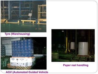 Tyre (Warehousing) AGV (Automated Guided Vehicle Paper reel handling 