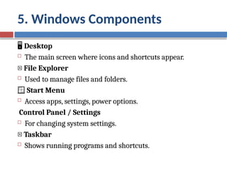 Presentation on Windows Operating System.pptx