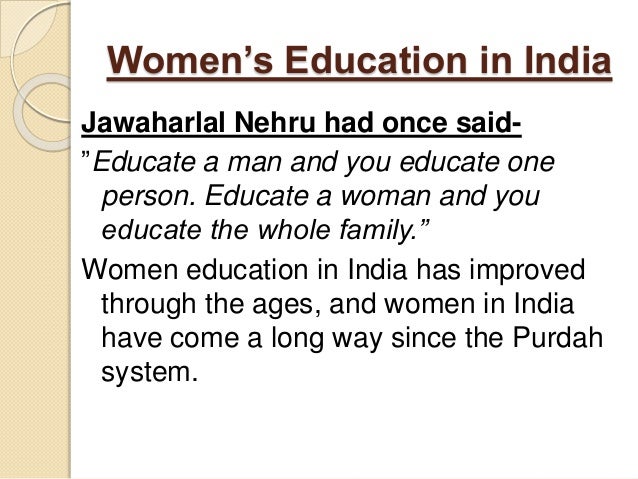 importance of women education essay