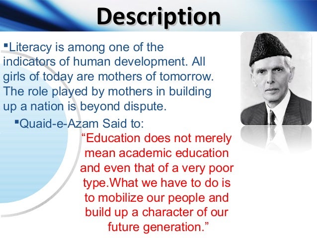 presentation on women education in pakistan