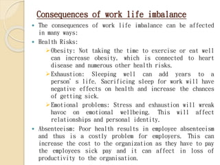 Presentation on work life balance | PPTX