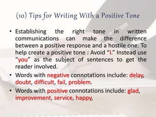 Presentation on written communication | PPTX