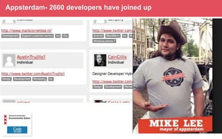 Appsterdam- 2600 developers have joined up

 