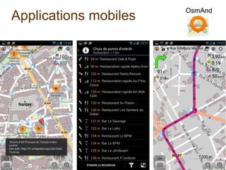 Applications mobiles
OsmAnd
 