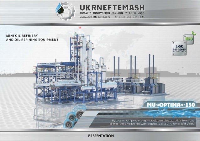 Mini Refinery Crude Oil Distillation Unit Refinery Equipment