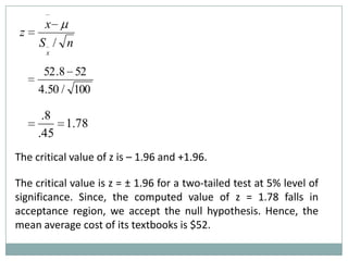 Questions On Hypothesis Testing | PPT