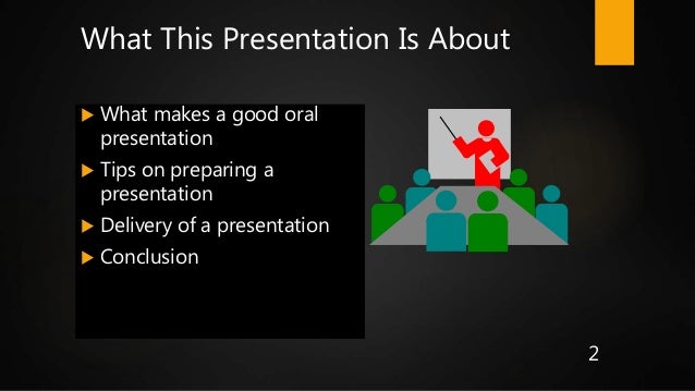 oral presentation slideshare