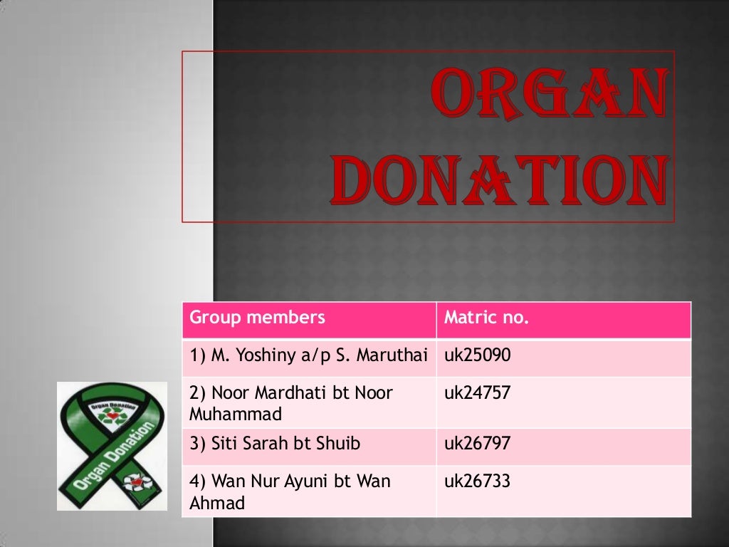 Organ donation pdf image