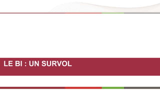 LE BI : UN SURVOL 
 