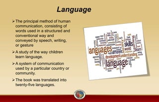 Presentation origin of language.ppt | Science