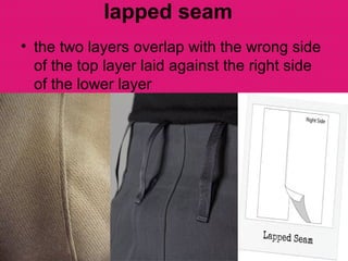 Presentation over seams and its types and their use by zeeshan 11te74 ...