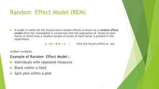 Basic Concepts of Experimental Design & Standard Design ( Statistics ...