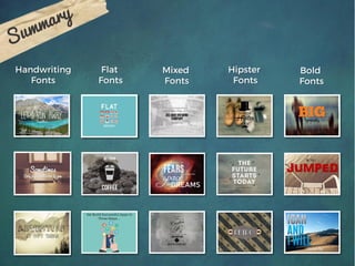 2015 Font Trends For Presentations