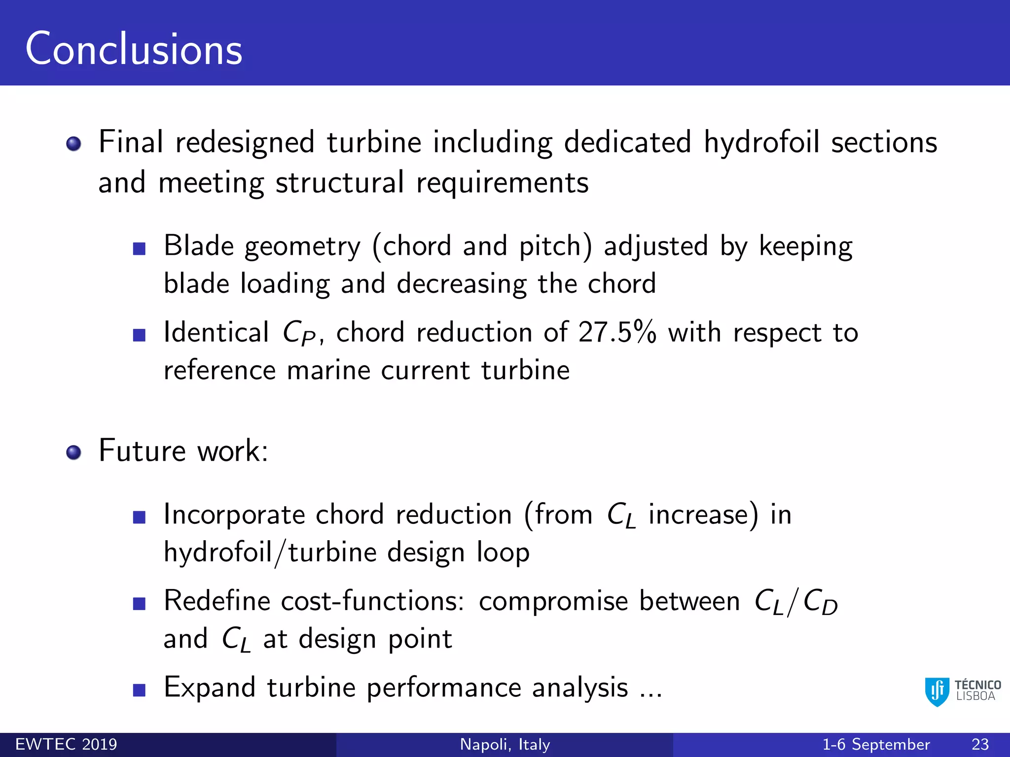 Design of a Horizontal Axis Marine Current Turbine with Dedicated ...