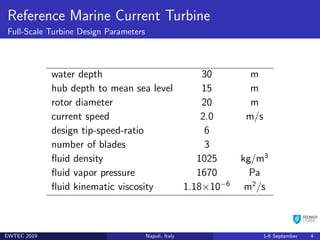 Design of a Horizontal Axis Marine Current Turbine with Dedicated ...