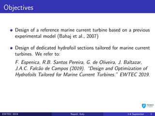 Design of a Horizontal Axis Marine Current Turbine with Dedicated ...