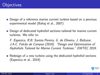 Design of a Horizontal Axis Marine Current Turbine with Dedicated ...