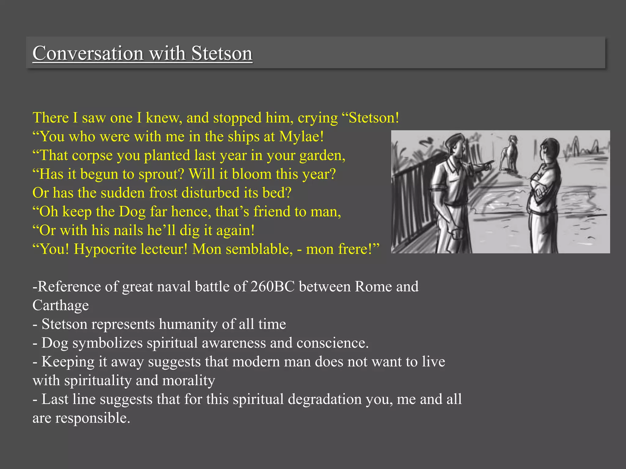 'Burial of the dead' from 'Waste Land' | PPT