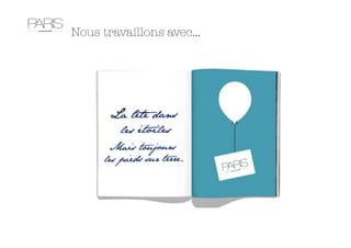 Nous travaillons avec…
 