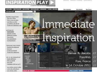 Immediate
Inspiration
      Denise R. Jacobs     //
              ParisWeb     //
           Paris, France   //
    le 14 Octobre 2011     //
 