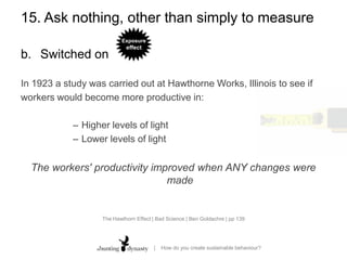 More than double the 27.5 mpg that non-hybrid cars are required to deliver under US law“It has totally changed my driving in that for the first time I’m completely cognizant of how the car works.” (Washington Post)Loss aversionFor Hybrid Drivers, Every Trip Is a Race for Fuel Efficiency | Washington Post | 2008