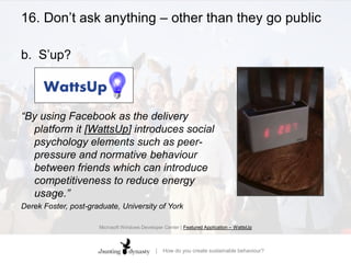 16. Don’t ask anything – other than they go publica.		A clean winLos Angeles restaurants required to display hygiene grades 	in their windows  Many made hygiene improvements  