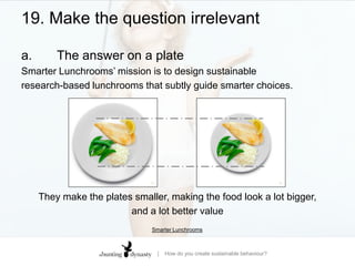 17. Ask for a commitment – in the futurePut a contract on yourselfThe Commitment Contract concept is based on two well known principles of behavioural economics: People don't always do what they claim they want to do, and