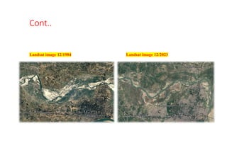 Channel Shifting channel shifting identification of a ganga river in prayagraj region ...