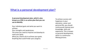 Pd Personal Development Presentation PDP.pptx