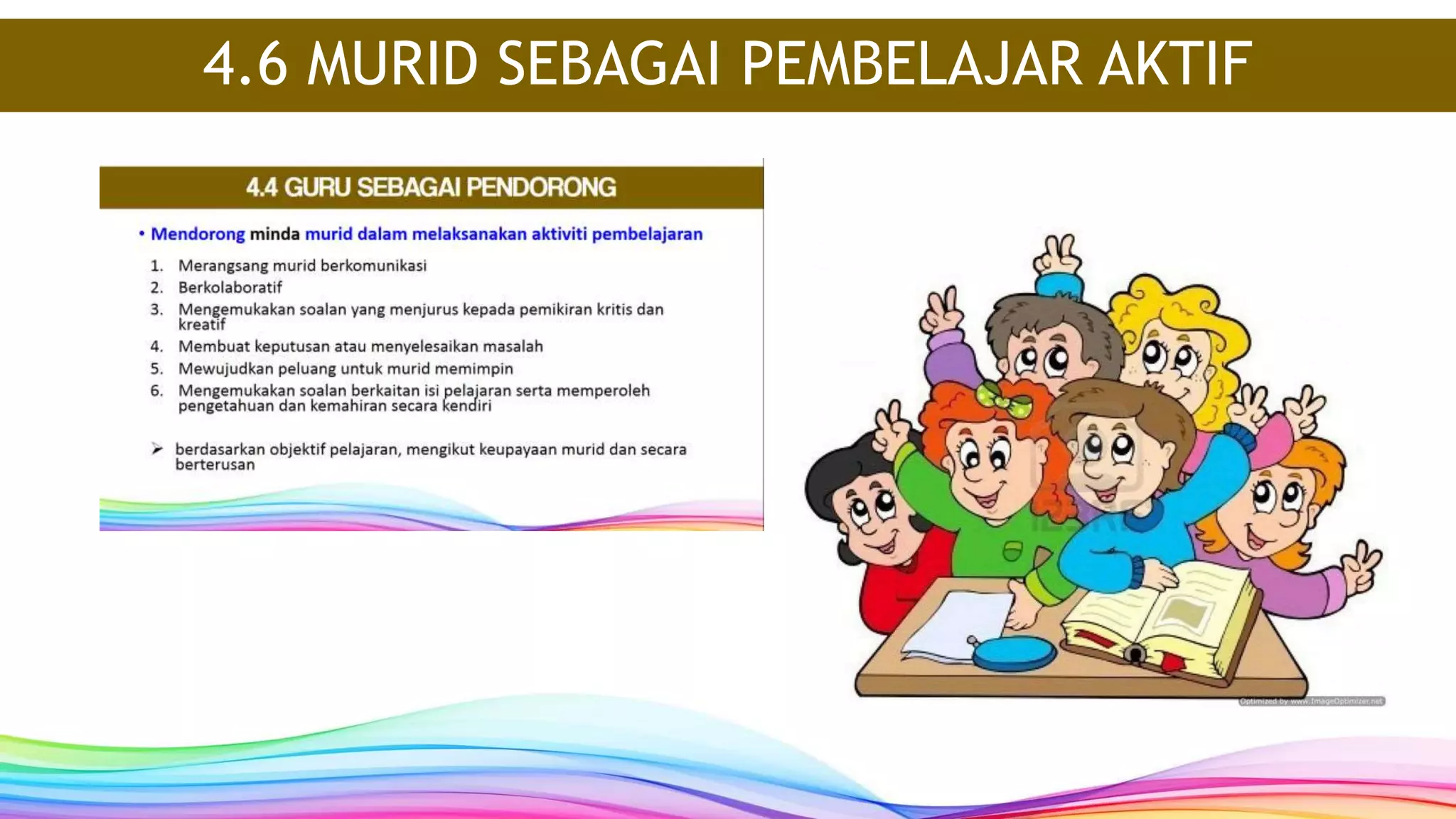 4.6 MURID SEBAGAI PEMBELAJAR AKTIF
 