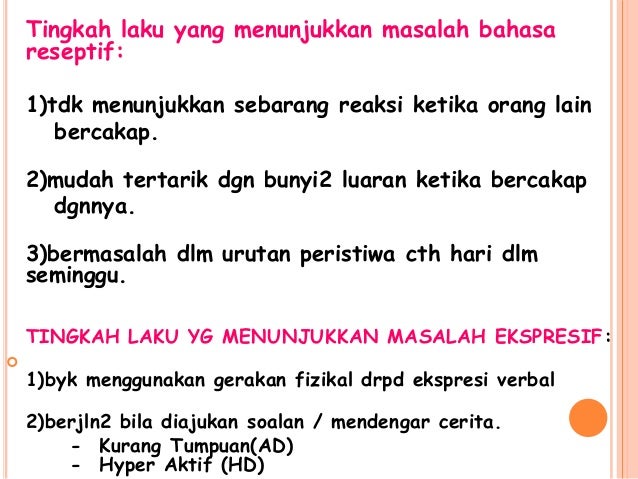 KANAK-KANAK AUTISME DAN KECELARUAN TINGKAH LAKU DAN EMOSI