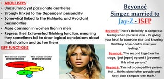 Presentation personality of celebrities MBTI | PPTX