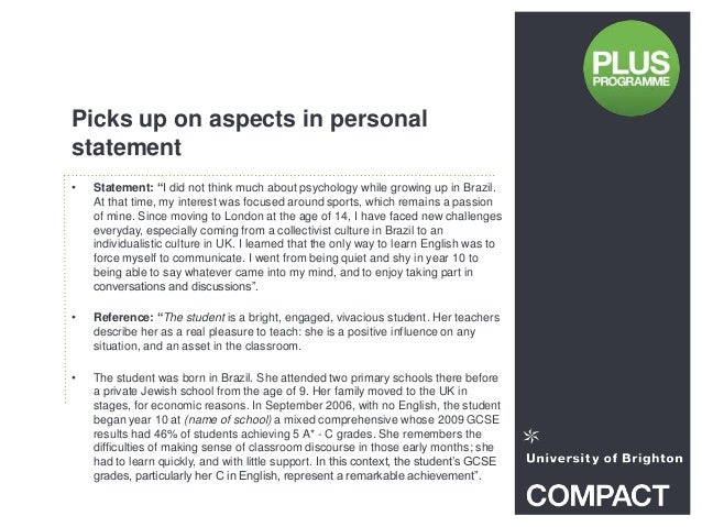 Template for personal statement picture