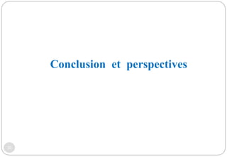 30
Conclusion et perspectives
 