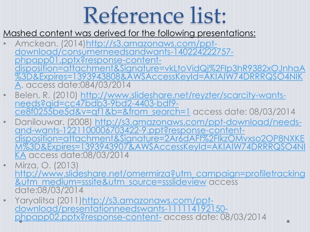 Basic Needs and Wants: Grade 7 EMS | PPTX