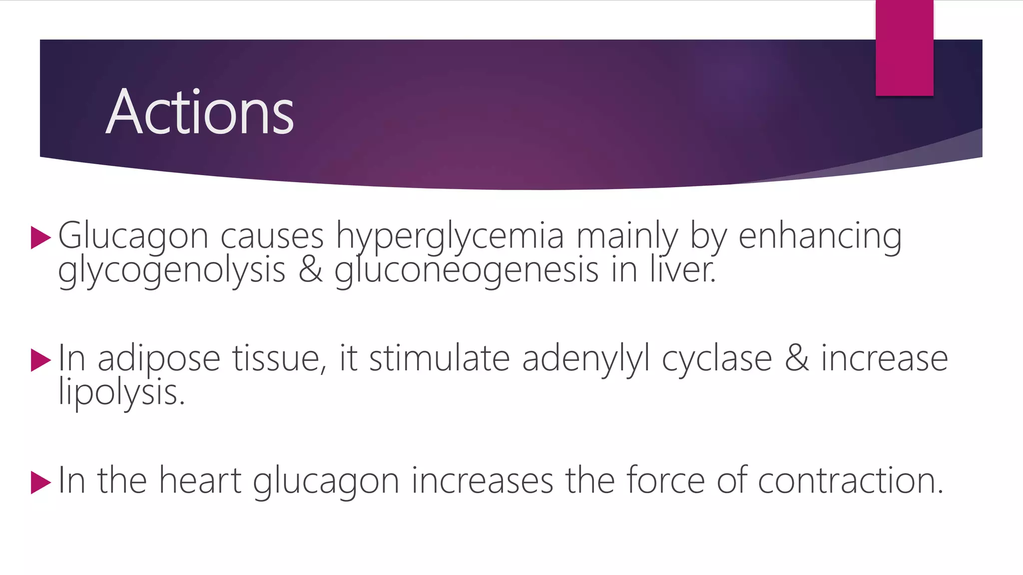 Gallery Detail: Pharmacology Of Glucagon