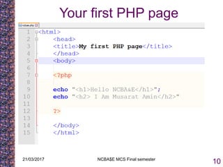 Presentation php | PPT