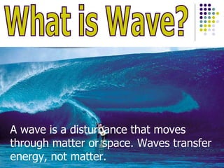 Is Wave WAVES | PPT