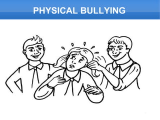 PHYSICAL BULLYING
 