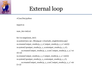 Embedding Pig in scripting languages | PPTX