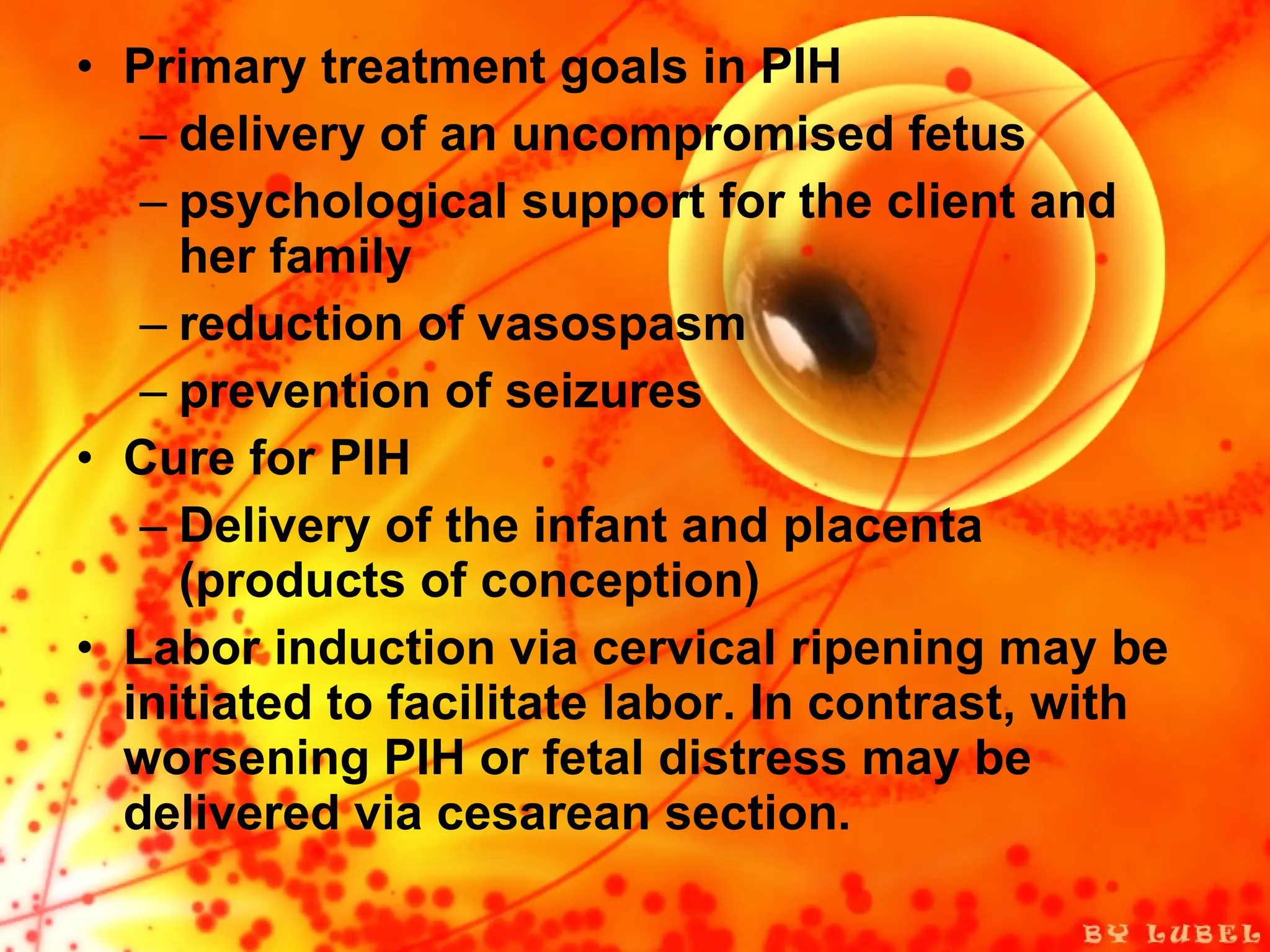 Presentation PRENANCY INDUCED HYPERTENSION | PPT