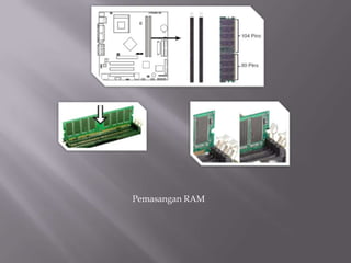 Pemasangan RAM
 