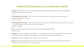 Prospects of Insect Farming | PPTX