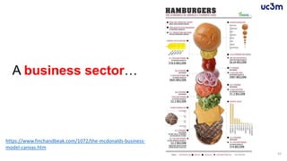 A business sector…
42
https://www.finchandbeak.com/1072/the-mcdonalds-business-
model-canvas.htm
 
