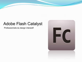 Adobe Flash CatalystProfessionnels du design interactif     