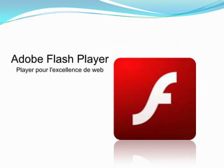 Adobe Flash PlayerPlayer pour l'excellence de web 