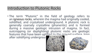 Comprehensive Study of Plutonic Rocks: Formation, Types, and Civil ...